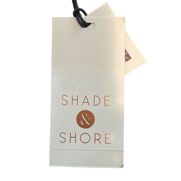 Women’s medium 8-10 Shade & Shore Purple Pink & Blue Striped Bikini Top - Picture 3 of 6